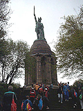 Start am Hermannsdenkmal